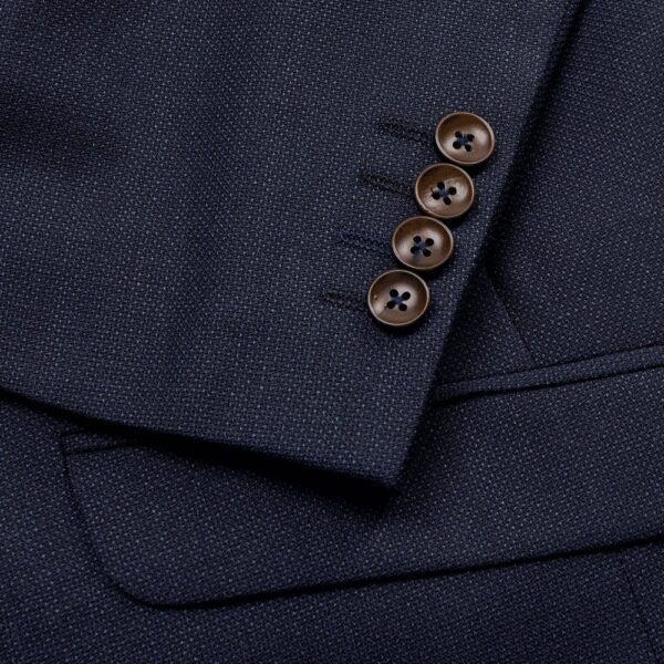 Sunwill herre blazer med struktur modern fit marine blå – Bild 4