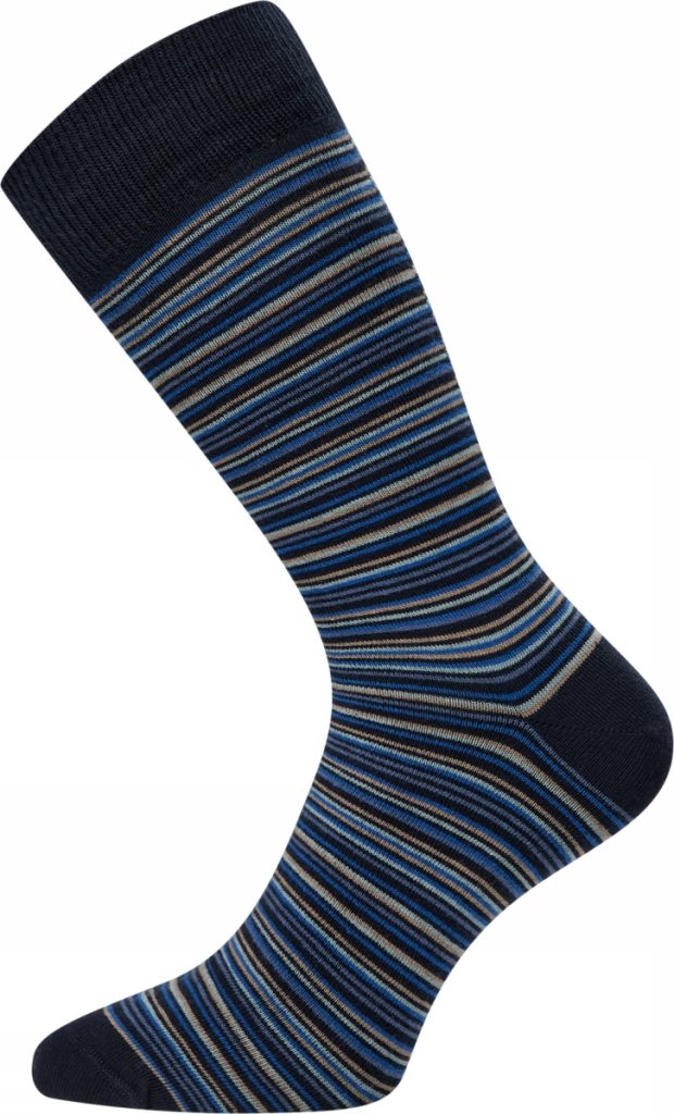 Claudio Multistreifen 40-47 marineblau/ blau/ beige