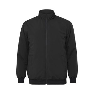 North Latitude let Lumper jakke med rib sort