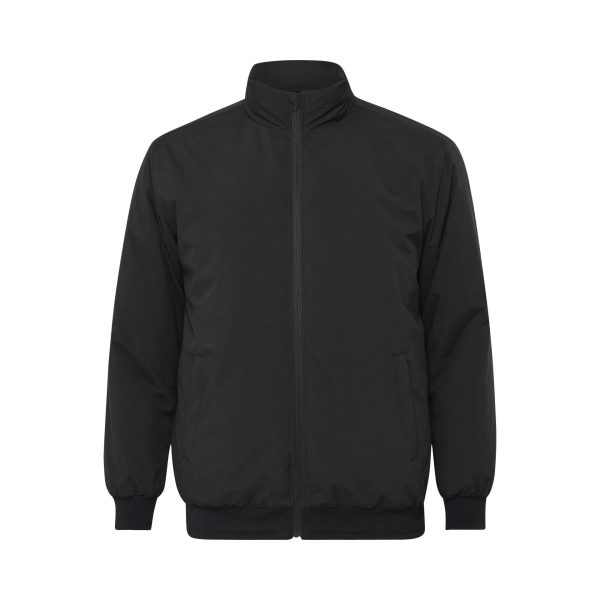 North Latitude let Lumper jakke med rib sort