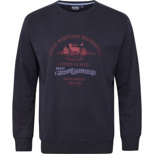 North Latitude blød bomuldssweatshirt