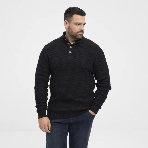 North Latitude strikket sweater TALL i 100% bomuld med et tekstureret mønster - Billede 2