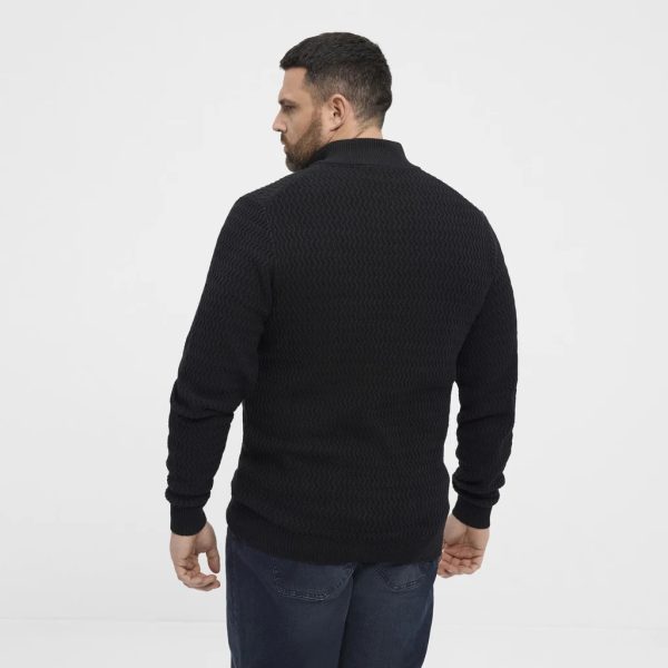 North Latitude strikket sweater TALL i 100% bomuld med et tekstureret mønster - Billede 3