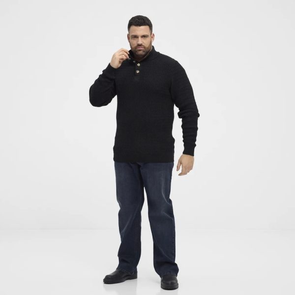 North Latitude strikket sweater TALL i 100% bomuld med et tekstureret mønster - Billede 4