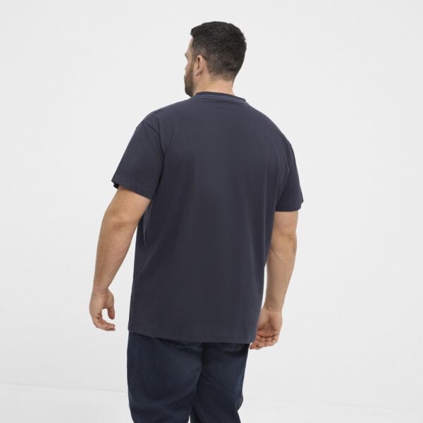 North latitude printet t-shirt rund-hals night sky - Billede 3