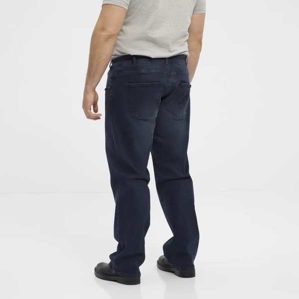 North Latitude klassiske jeans med en god pasform og let stretch MICK blå vask - Billede 5