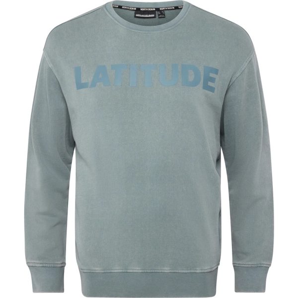 North Latitude afslappet sweatshirt med tryk