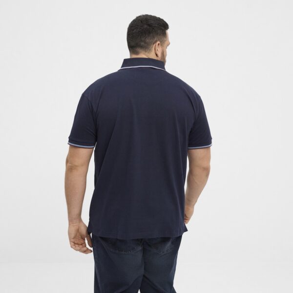 North latitude pique polo kontrast stribe flippen night sky - Billede 3