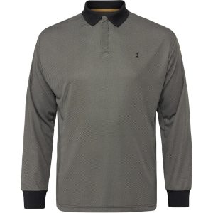 North Latitude Teknisk poloshirt i svedtransporterende polyester lange ærmer med cool effekt-funktion bordeaux