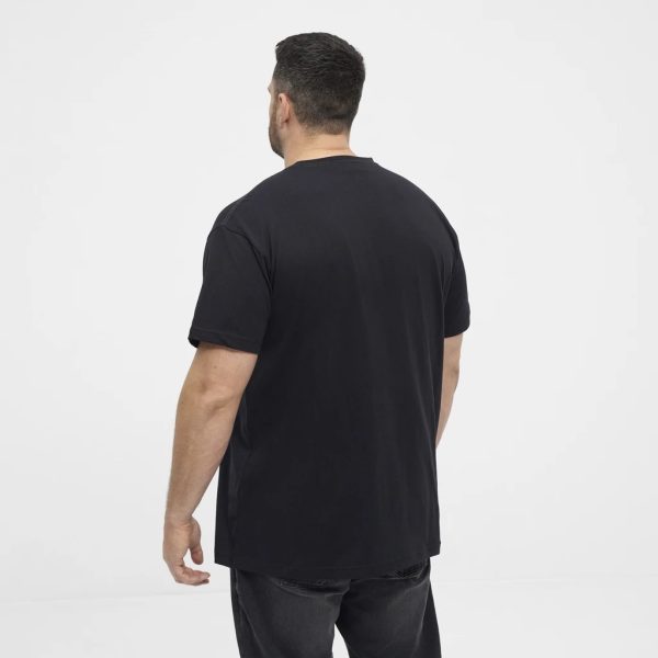 North Latitude  T-shirt med grafisk print og afslappet pasform sort - Billede 3
