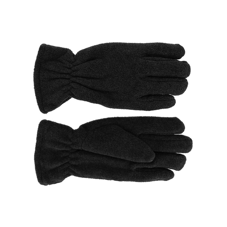 Fiebig handske i fleece og med fleece lining sort