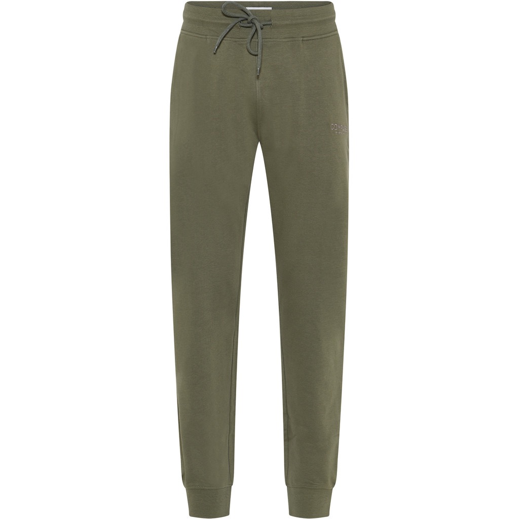 Compass Classic Sweat Jogger Alagna, bløde joggers i bomuld med elastisk talje og snøre oliven