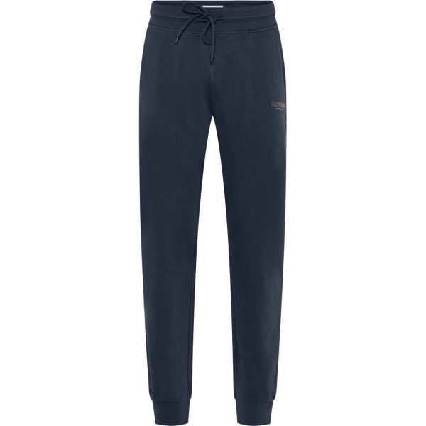 pass Classic Sweat Jogger Alagna, bløde joggers i bomuld med elastisk talje og snøre marine blå