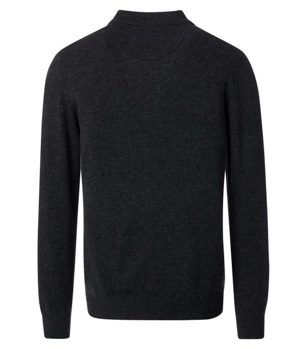 Casa Moda cardigan i en uld blanding dejlig varm koks grå - Billede 2