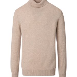 Casa Moda rullekrave uld blanding "cashmere feeling" lys sand