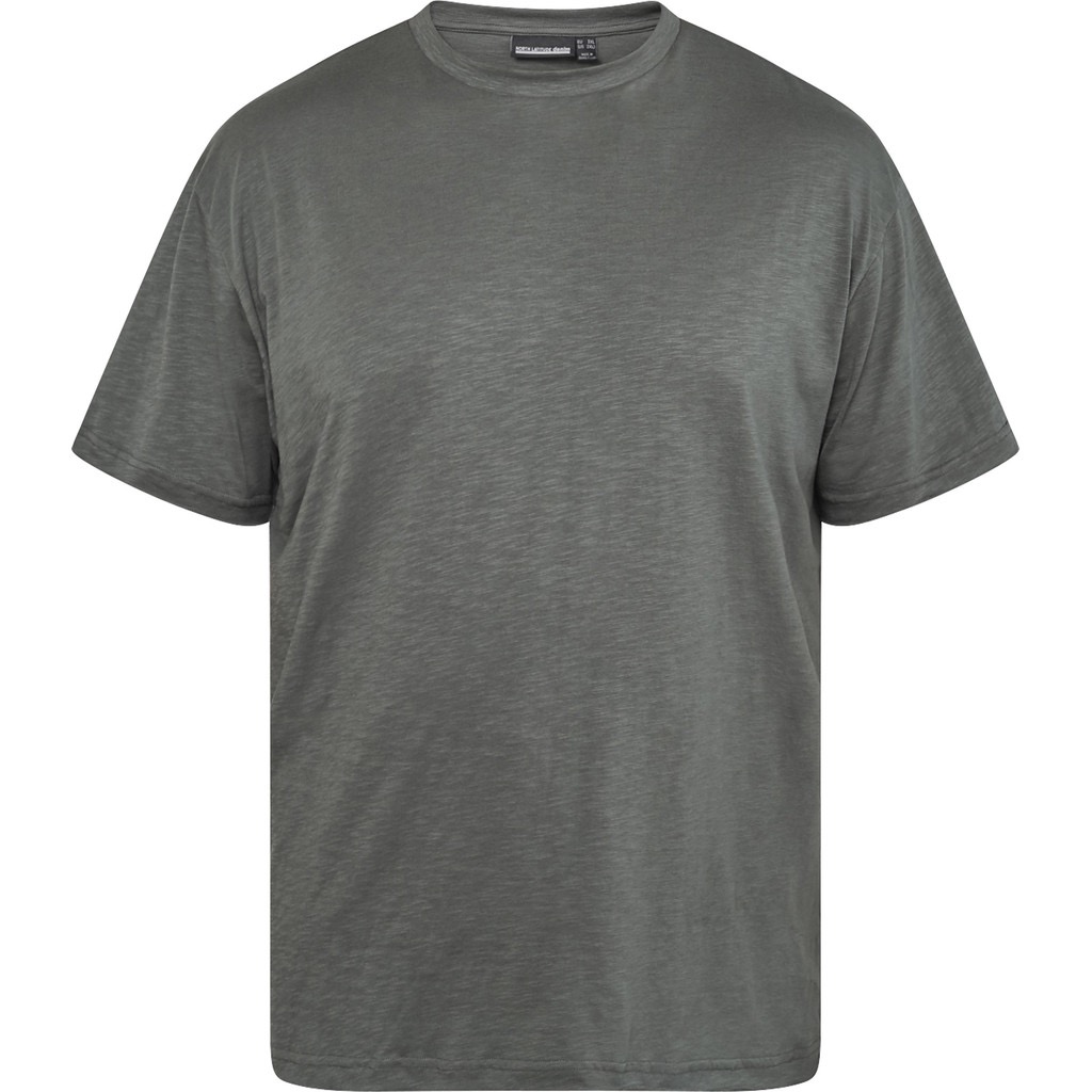 North Latitude og afslappet pasform med back print mørk dust grøn - Billede 2