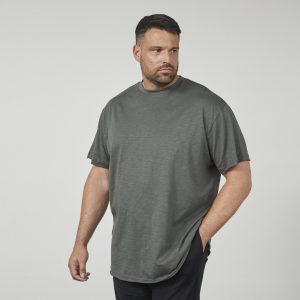 North Latitude and relaxed fit with back print dark dust green TALL