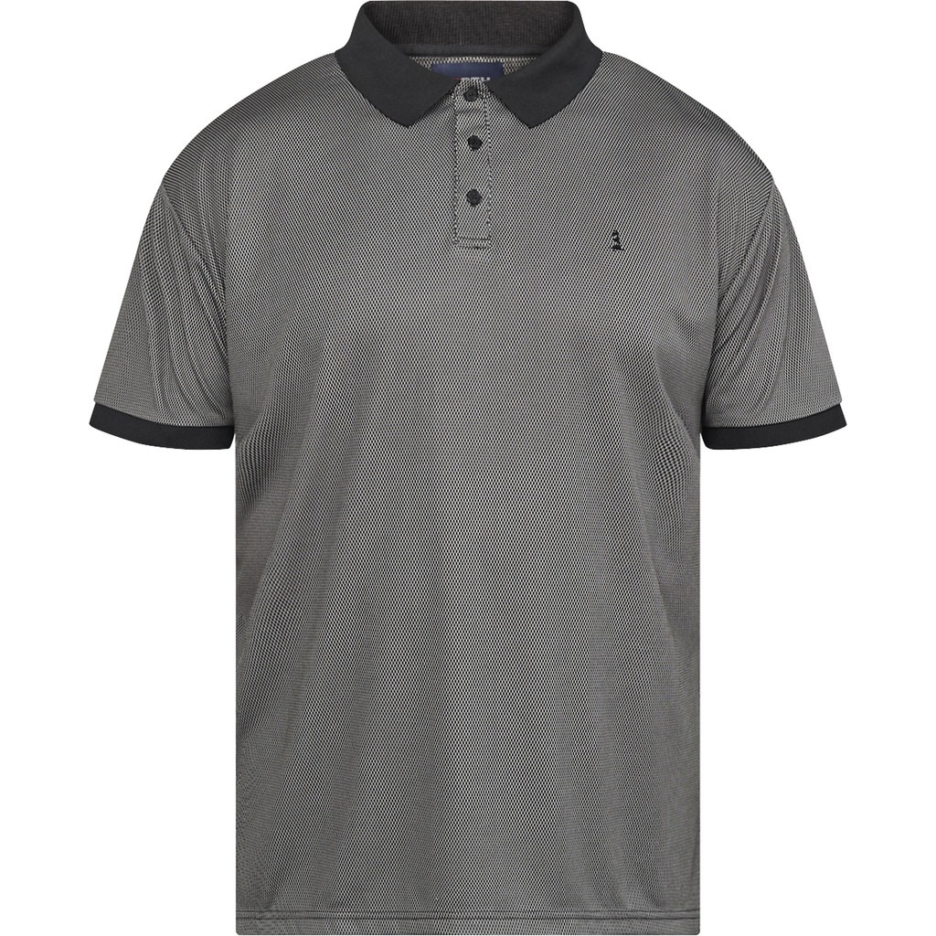 North Latitude teknisk poloshirt cool effekt-funktion med svedtransporterende polyester sort