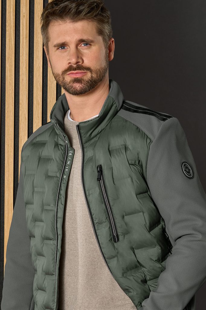 Casa Moda hybrid jakke grøn