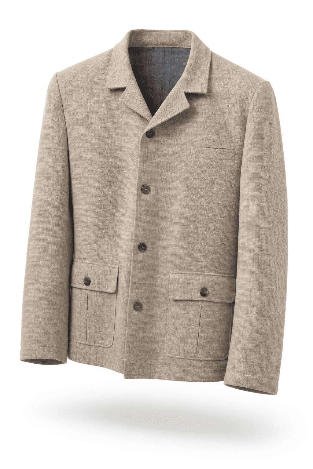 Overshirt fra Weis/ Wgite Bros. Leopold G lys beige