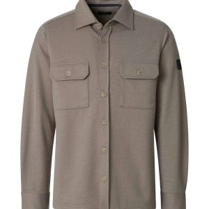 Overshirt fra Casa Moda mørk khaki
