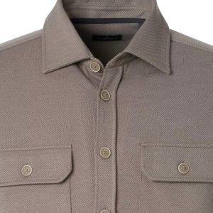 Overshirt fra Casa Moda mørk khaki