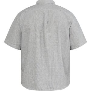 NORTH Latitude short-sleeved shirt in bamboo/cotton, dark muted green