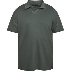 North Latitude Poloshirt 100% Baumwolle mit V-Ausschnitt und in köstlichem Dunkelgrün