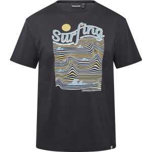 Super gemütliche Baumwollqualität von North Latitude ein T-Shirt mit grafischem Surf-Print schwarz