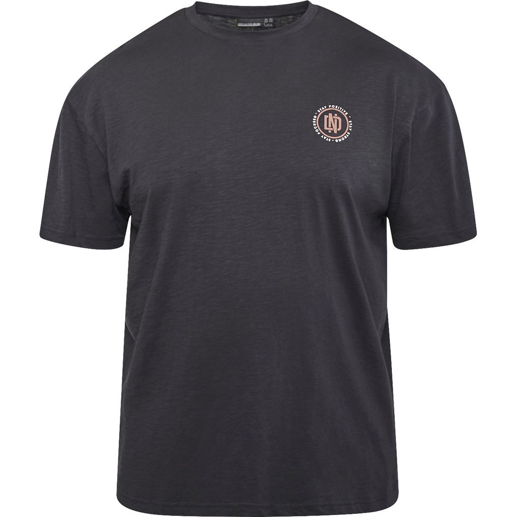 Lækker North Latitude bomuld printet t-shirt i en sort