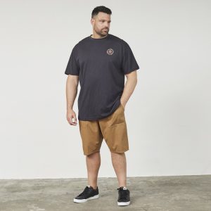 Stylish North Latitude cotton printed t-shirt in a black colour