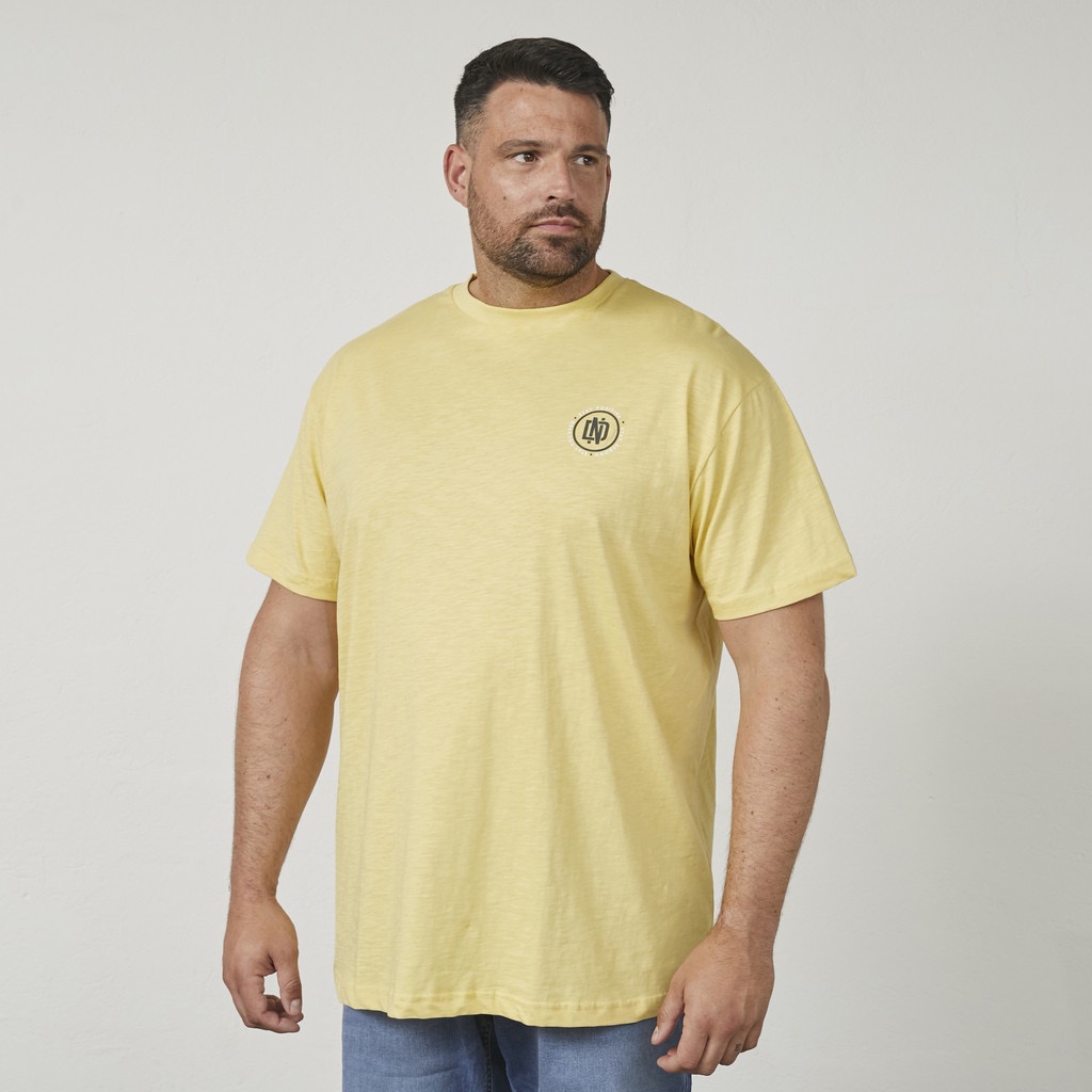 Lækker bomuld North Latitude printet t-shirt i en gul - Billede 3