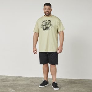 Super-soft cotton from North Latitude with a graphic print in a light, pale green