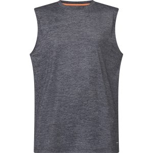 Cooles Effekt-Tanktop von North Latitude mit schweißableitendem Polyester grau meliert