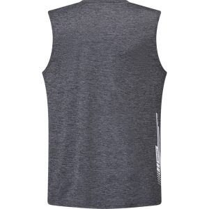 North Latitude tank top with a cool effect, made from moisture-wicking grey heathered polyester