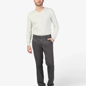 CLUB of COMFORT Denver model, grey cotton/spandex chinos