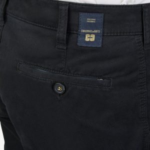 CLUB of COMFORT Denver model, black cotton/spandex chinos