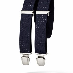 Bosswik blau mit weißen Punkten Gurtzeug 120 cm