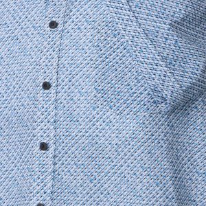 Casa Moda short-sleeved shirt, comfort fit, blue pattern