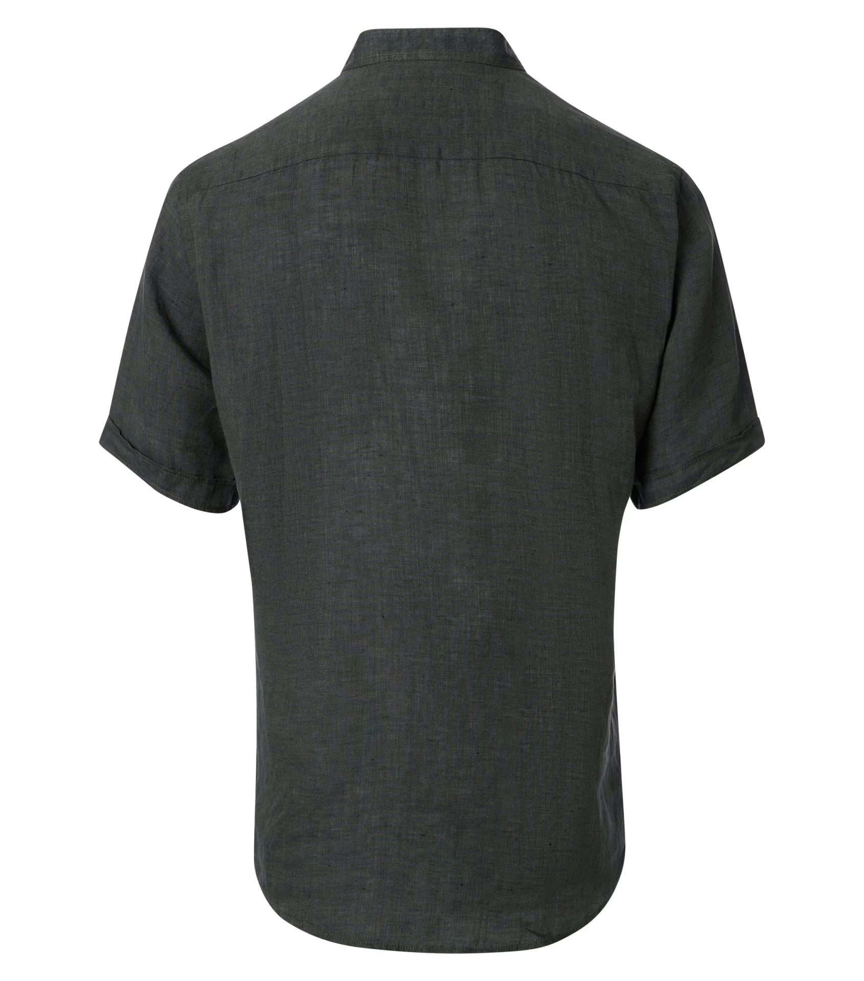 Casa Moda Casual fit kort ærmet i hør og med kina karve lys blå (billede er mørk grøn) – Bild 2