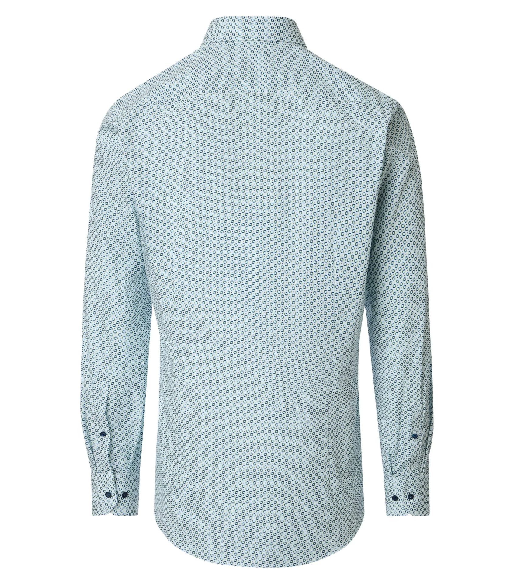 Skjorte fra Venti comfort fit mønstret i lækker grøn – Bild 2