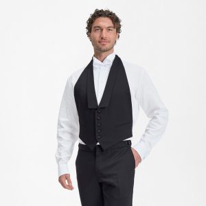 Sunwill Kleid Weste, offener Rücken schwarz