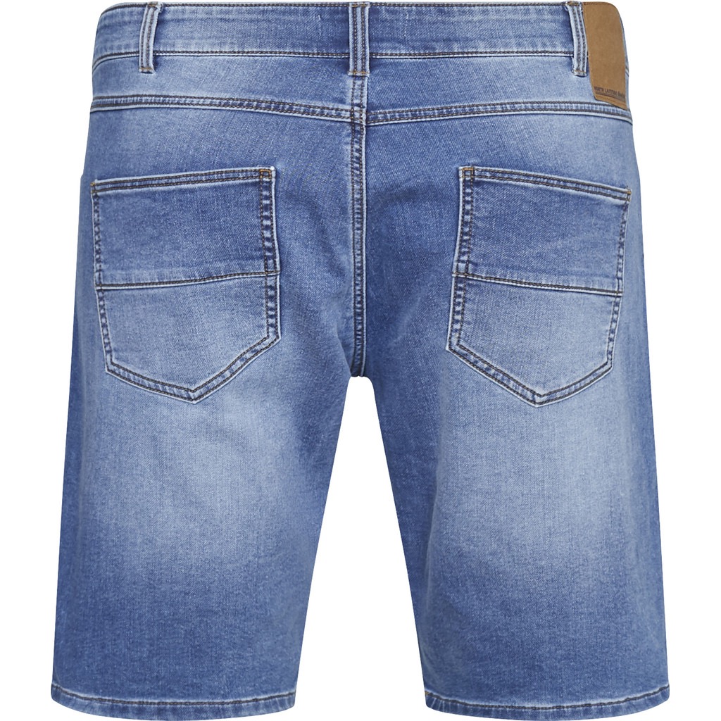 North Latitude jog cowboy shorts i en slid stærk vask denim blå – Bild 3