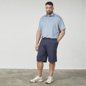 North Latitude chino shorts, "cool effect", slanted pocket, quick-drying, midnight blue