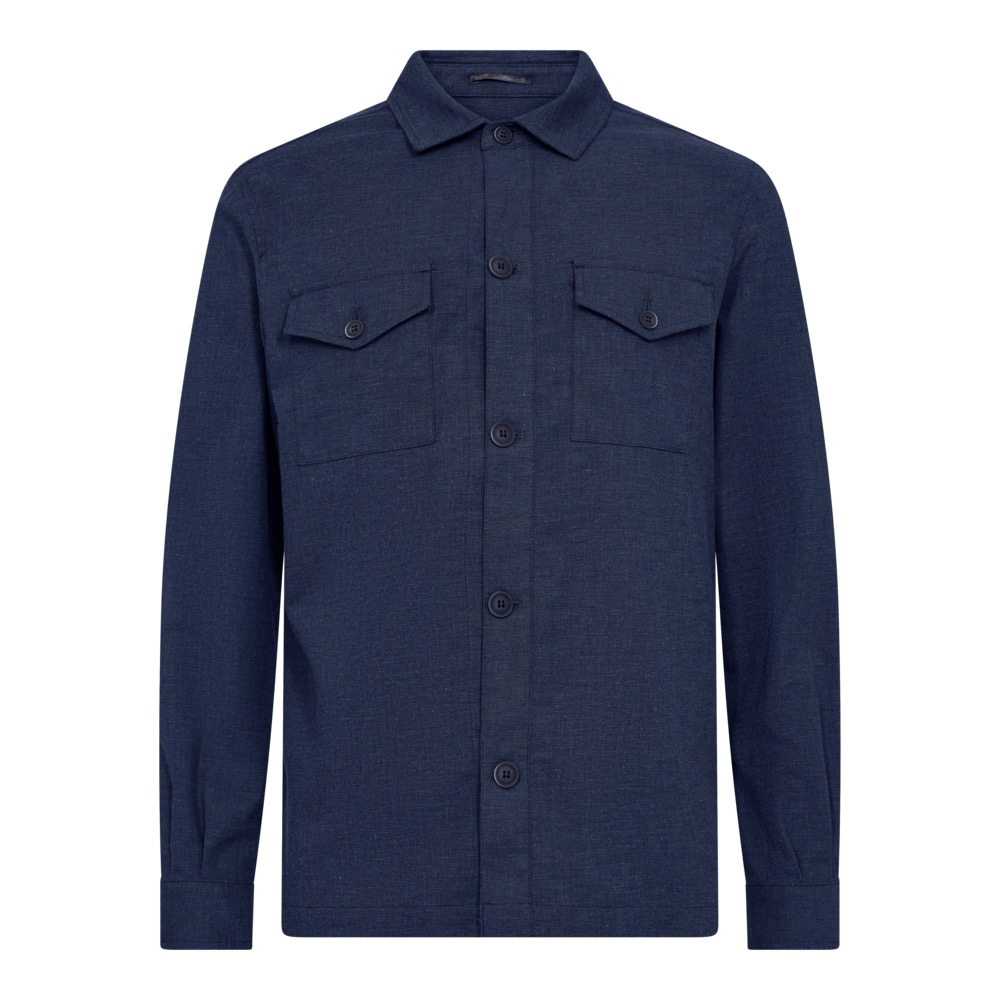 Overshirt fra Sunwill i en fed stil som alle mænd kan bære marine blå