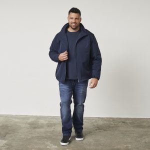North Latitude WP3000 Functional Jacket, cropped fit, navy blue, TALL