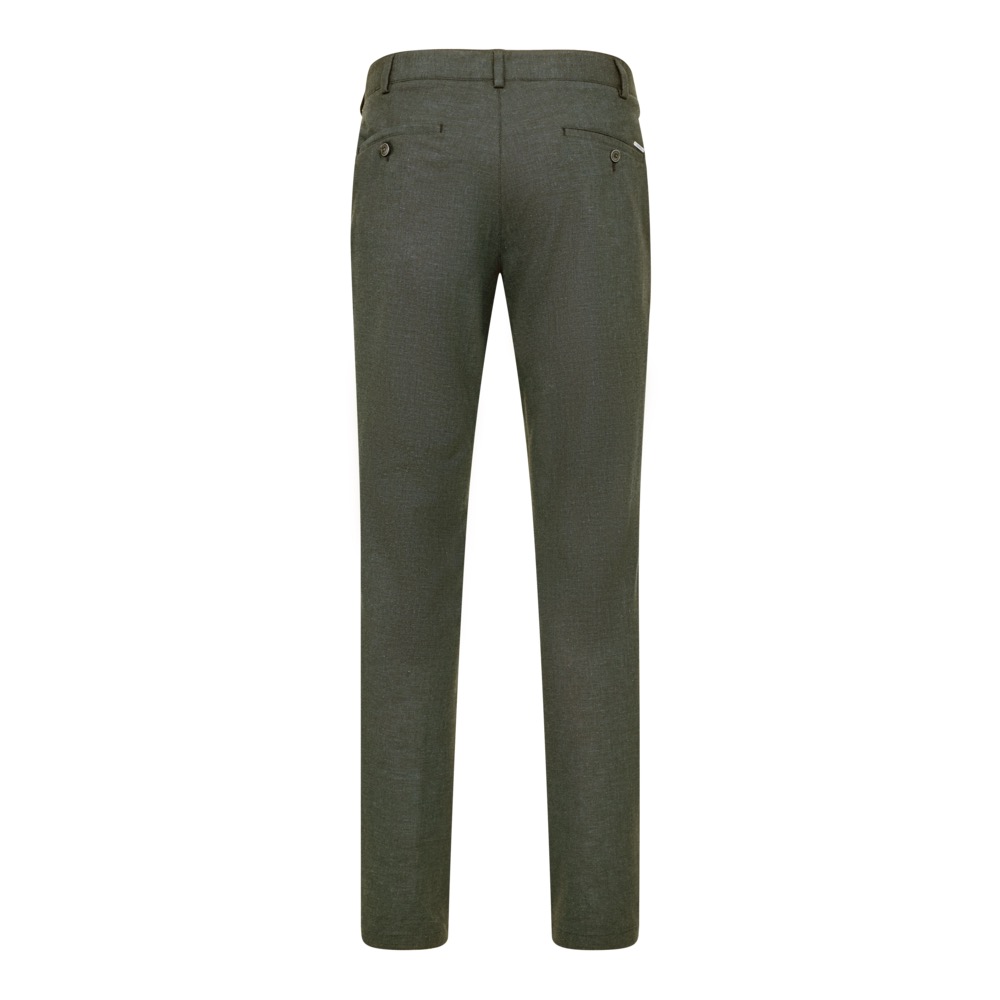 Sunwill Chinohose LEATHER PANTS IN MODERN FIT grün