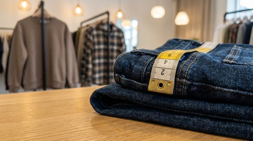 outlet store størrelser herre