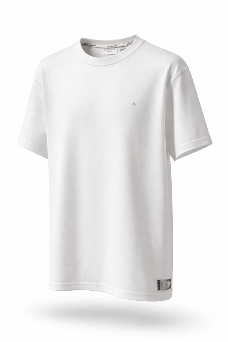 Hvid heavy t-shirt til store mænd fra Athletes Collective, M til 8XL