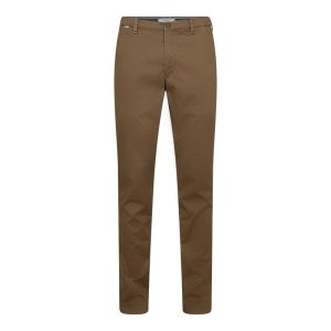 Sunwill Baumwollhose Modern Fit mit Kontrasttasche Kahki